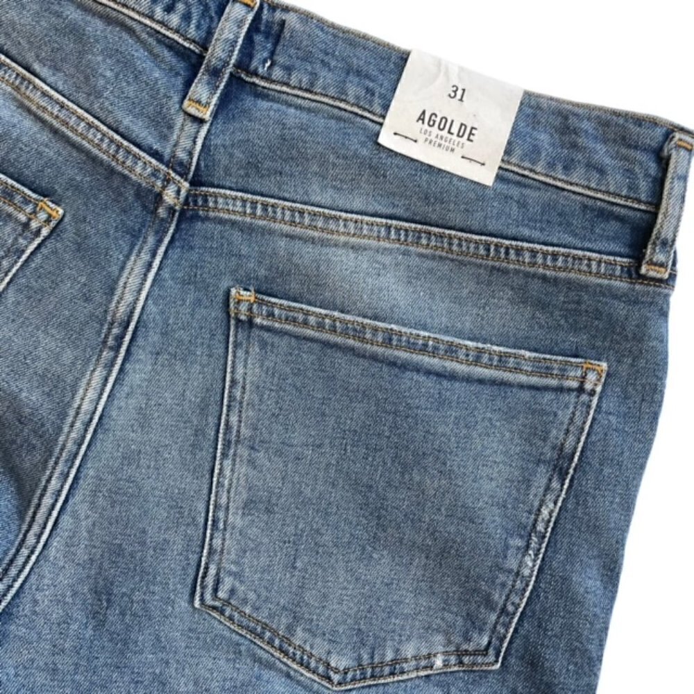 AGOLDE Men's Blade Distressed Skinny Jeans In Hitch Wash - Size 31 - Picture 7 of 11